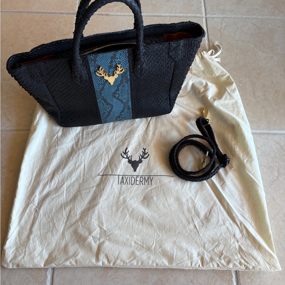 Taxidermy Python Midi Mackie Tote